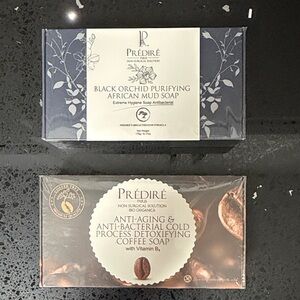 Prédiré Paris Black Orchid Purifying African Mud Soap & Anti-Aging Coffee Soap